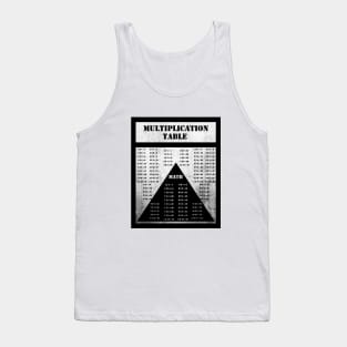 MULTIPLICATION TABLE, MATH, GRAY. SAMER BRASIL Tank Top